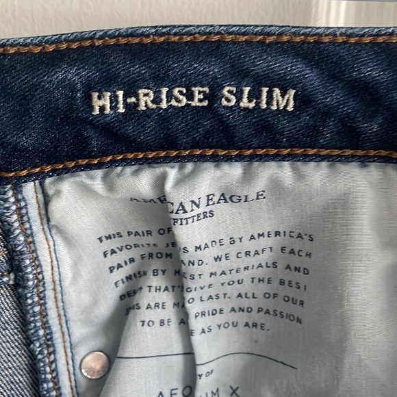 American Eagle Stretch X Hi-Rise Slim Jeans (US 6) - Picture 5 of 9